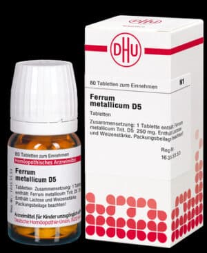 FERRUM METALLICUM D 5 Tabletten
