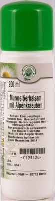 MURMELTIER BALSAM mit Alpenkräutern