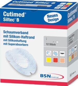 CUTIMED Siltec B Schaumverb.15x15 cm m.Haftr.