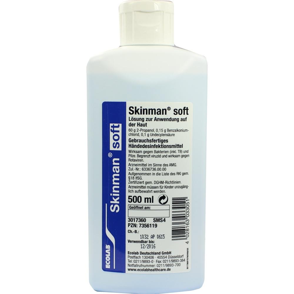 SKINMAN soft Händedesinfektion Spenderflasche