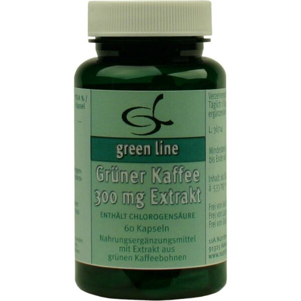 GRÜNER KAFFEE 300 mg Extrakt Kapseln