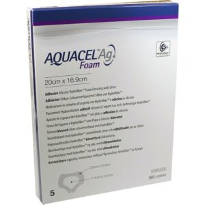 AQUACEL Ag Foam adhäsiv Sakral 20x16