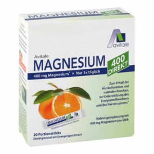 Avitale Magnesium 400 Direkt Orange Portionssticks