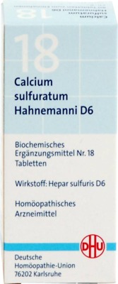 BIOCHEMIE DHU 18 Calcium sulfuratum D 6 Tabletten