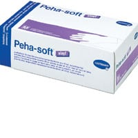 Peha-soft Vinyl Untersuchungshandschuhe unsteril puderfrei S