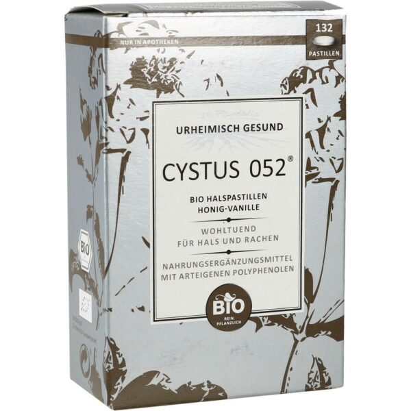 CYSTUS 052 Bio Halspastillen Honig Vanille