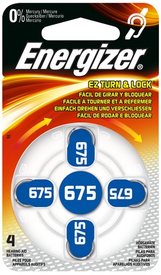 ENERGIZER Hörgerätebatterie 675