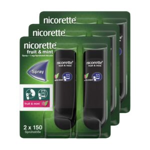 nicorette fruit & mint Spray 6er Set