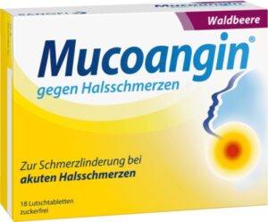 Mucoangin gegen Halsschmerzen Waldbeere