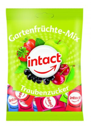 intact Traubenzucker  Gartenfrüchte-Mix