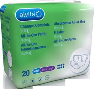 ALVITA All-in-One Inkontinenzhose maxi xl Nacht