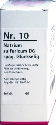 NR.10 Natrium sulfuricum D 6 spag.Glückselig