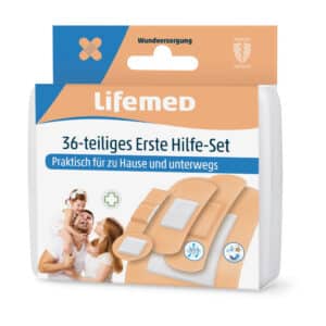 Lifemed 36 - teiliges Erste Hilfe - Set