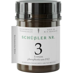 Schüssler Nr.3 Ferrum Phosphoricum D 12 Tabletten