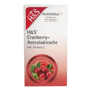 H&S Wohlfühltee Cranberry - Acerolakirsche mit Vitamin C