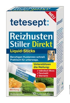 tetesept Reizhusten Stiller Direkt Liquid-Sticks