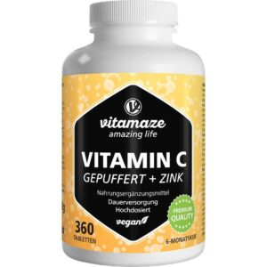 vitamaze VITAMIN C gepuffert + ZINK