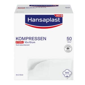 Hansaplast KOMPRESSEN STERIL 10x10cm