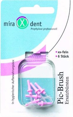 MIRADENT Interdentalbürste PIC-Brush xx-fein pink