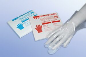 HANDSCHUHE PE Damen gehämmert Spender