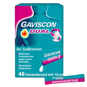 GAVISCON DUAL Bei Sodbrennen