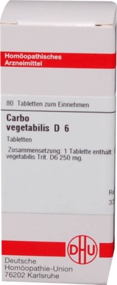 CARBO VEGETABILIS D 6 Tabletten