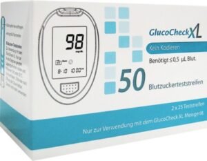 GLUCO CHECK XL Blutzuckerteststreifen
