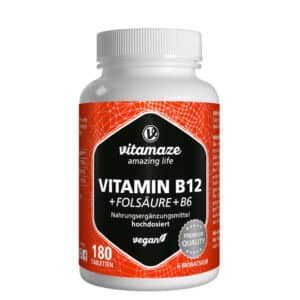 B12 1.000 µg hochdosiert+B9+B6 vegan