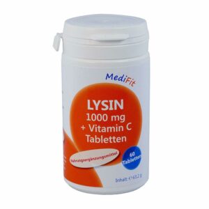 Lysin 1.000 mg+Vitamin C Tabletten Medifit