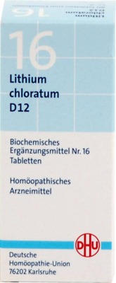 BIOCHEMIE DHU 16 Lithium chloratum D 12