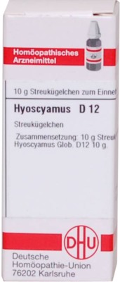 HYOSCYAMUS D 12 Globuli