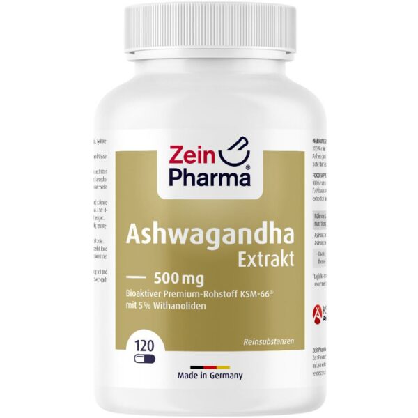 Zein Pharma Ashwagandha Extrakt 500mg