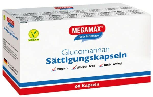 MEGAMAX Sättigungskapseln Glucomannan