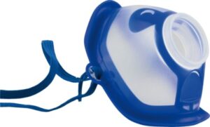 MICRODROP RF7 Maske Kind blau transparent