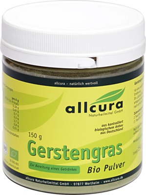 GERSTENGRAS PULVER kontrol biologischer Anbau