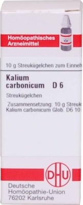 KALIUM CARBONICUM D 6 Globuli