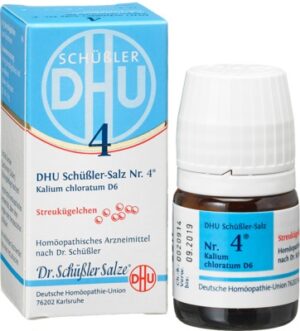 BIOCHEMIE DHU 4 Kalium chloratum D 6 Globuli