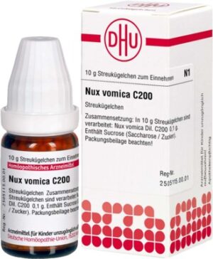 NUX VOMICA C 200 Globuli