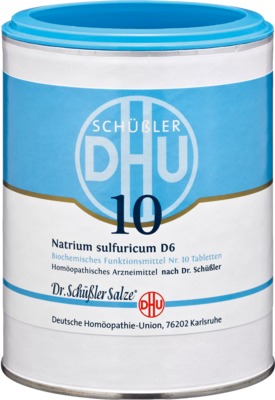 BIOCHEMIE DHU 10 Natrium sulfuricum D 6