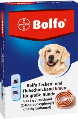 Bolfo Flohschutzband braun für große Hunde