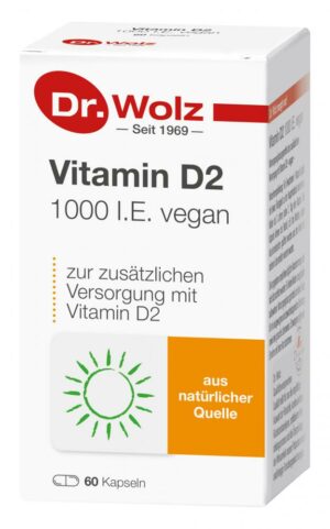 Dr. Wolz Vitamin D2 1000 I.E. vegan