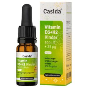 Casida Vitamin D3+K2 Kinder 500 I.E. + 25µg