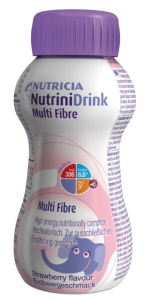 NutriniDrink Multi Fibre Erdbeere