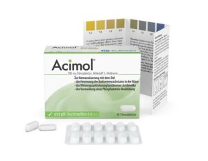 Acimol 500mg mit pH-Teststreifen
