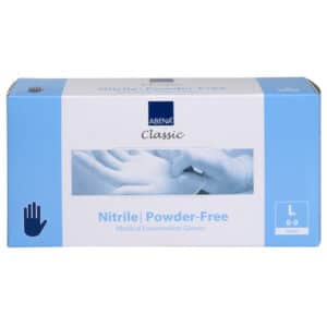 Abena Classic Nitrile Puderfrei Handschuhe large blau