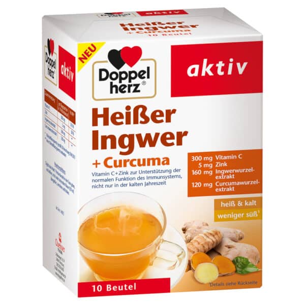 Doppelherz aktiv Heißer Ingwer + Curcuma