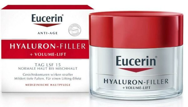 Eucerin Hyaluron-Filler + Volume-Lift Tagespflege für normale Haut bis Mischhaut Creme