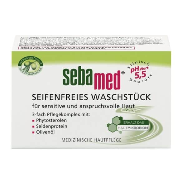 sebamed SEIFENFREIES WASCHSTÜCK mit Olive