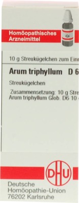 ARUM TRIPHYLLUM D 6 Globuli