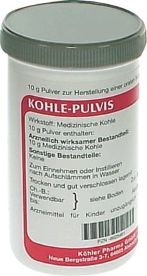 Kohle-Pulvis